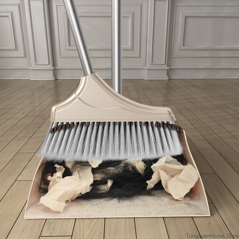 Broom Dustpan Mop Three Sets Kit Multi-Function Broom Windproof Dustpan Cleaning Floor Hygiene Durable Household Cleaning Tool