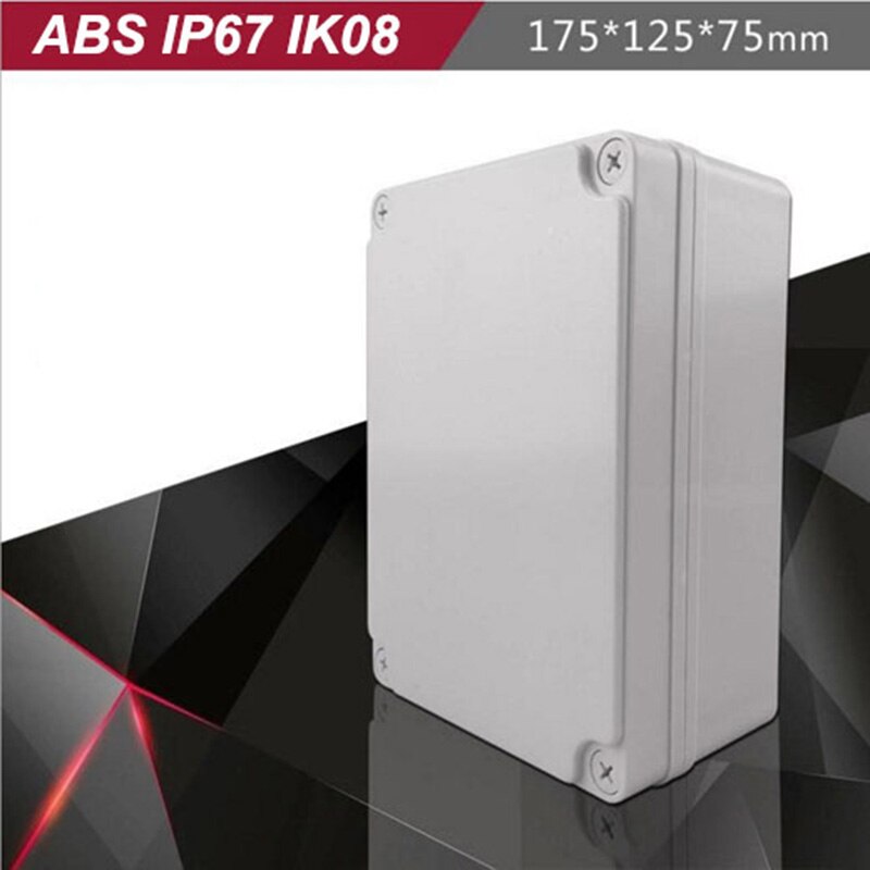 ABS shell small outdoor cable IP67 plastic waterproof junction box electronics enclosure: Yellow