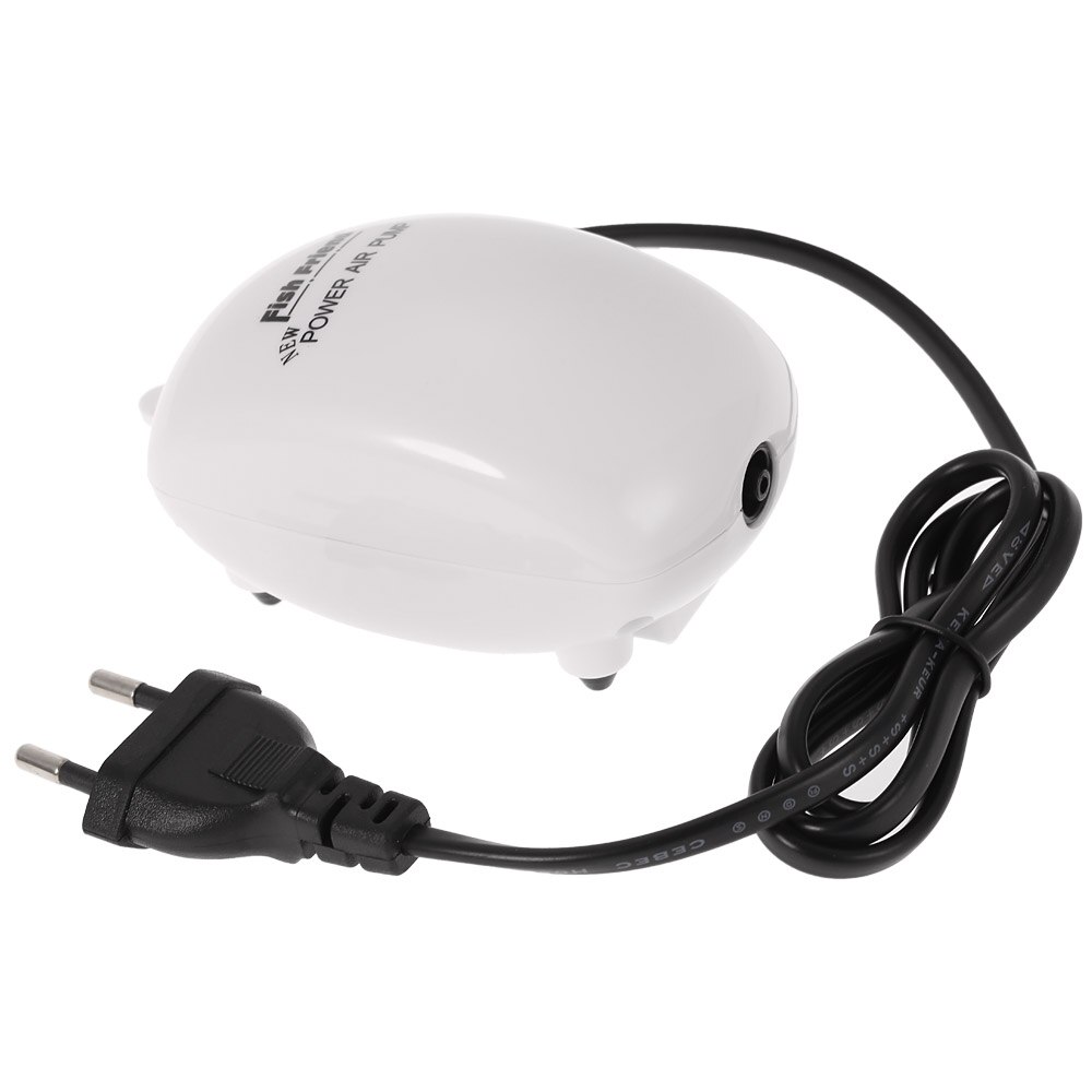 Aquarium Luchtpomp Dubbele Outlet 3W 220-240V EU Plug Huisdier Aquarium Aquarium Zuurstof Luchtpomp