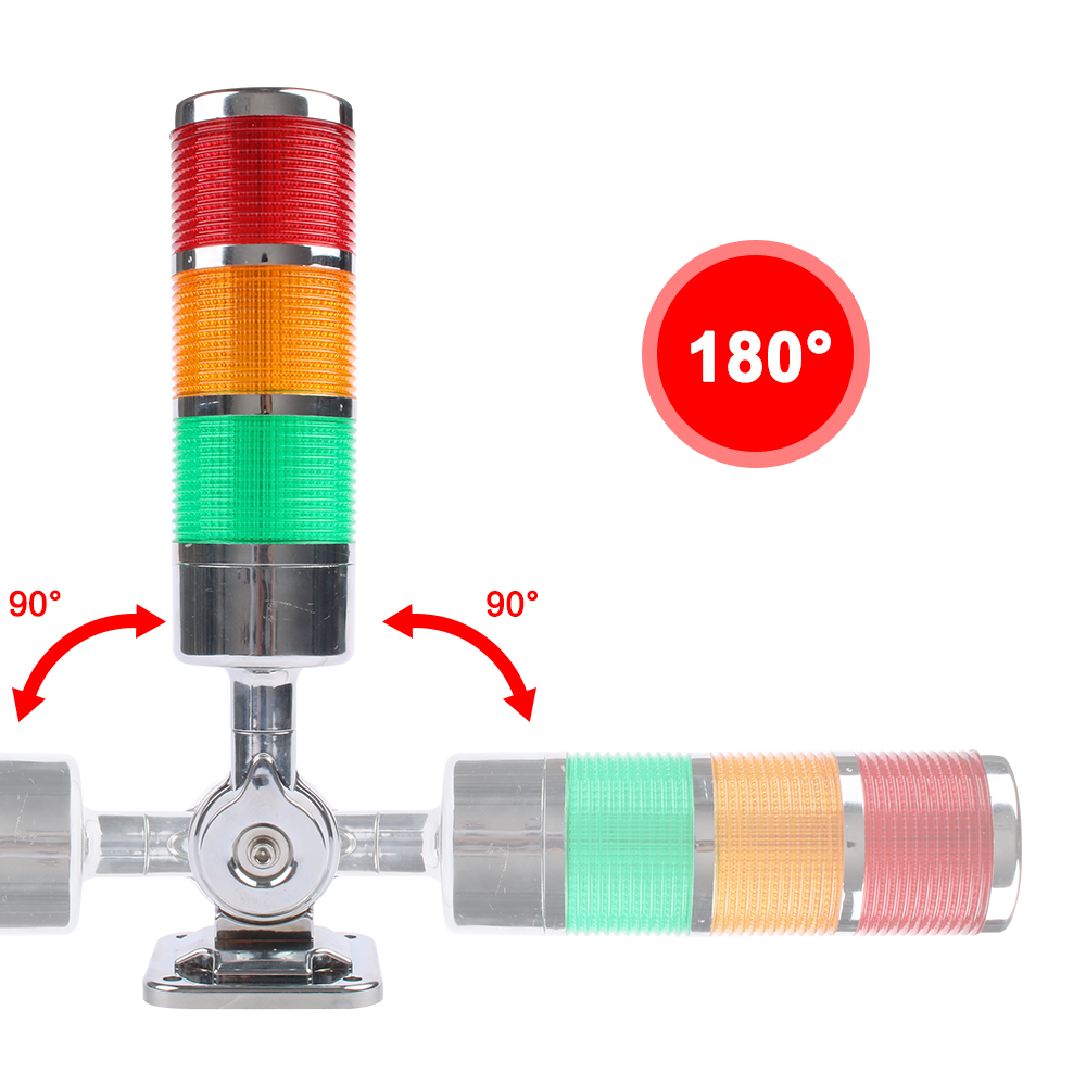 Dc 12V 24V Ac 110V 220V Industriële Multilayer Stack Light Led Signaal Alarm Voorzichtigheid Licht Voor machines Alarm Lamp Lta