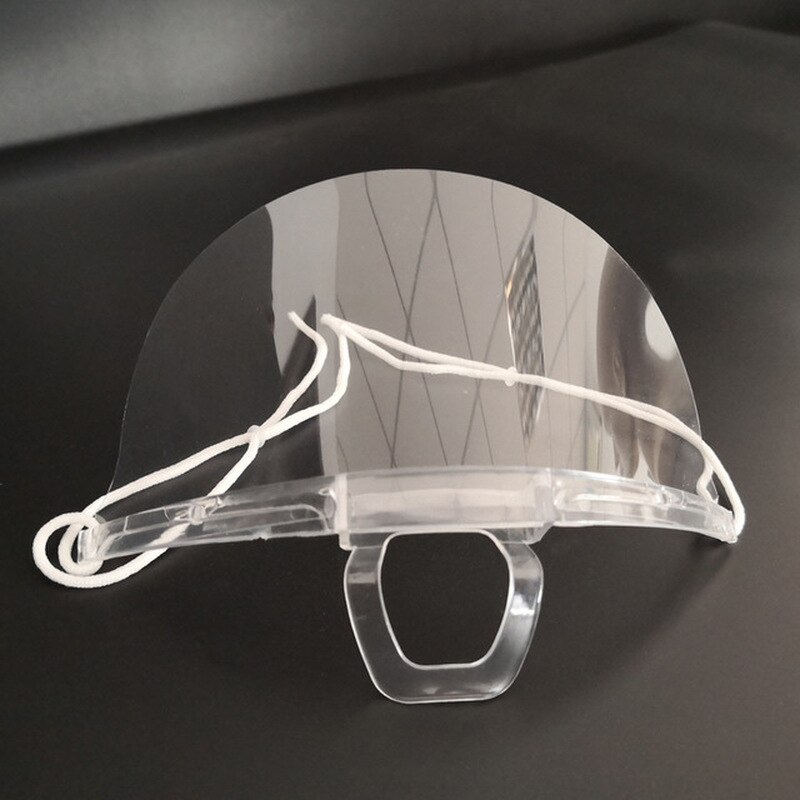 5pcs/Set Health Care Tool Transparent Masks Permanent Anti Fog Catering Food Hotel Plastic Kitchen Restaurant Masks