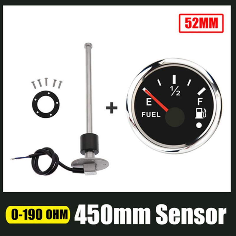 Fuel Level Gauge With Sensor 150mm 350mm 450mm 0-190ohm Water Level Gauge with Sensors Fuel Sender Unit For Car Boat 12V/24V
