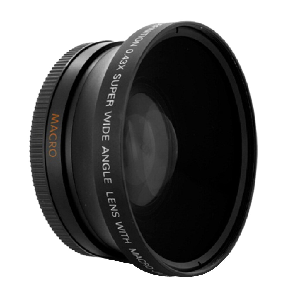 67 Mm 0.43x Groothoek Macro Lens Voor Canon Eos 70D 60D 7D 6D Camera 'S En Meer
