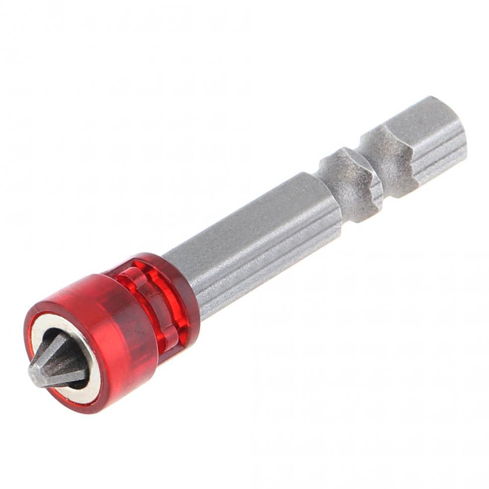 Brocas de destornillador de Cruz única de acero S2 con círculos magnéticos, vástago hexagonal para cualquier taladro eléctrico, perforación de placas de yeso