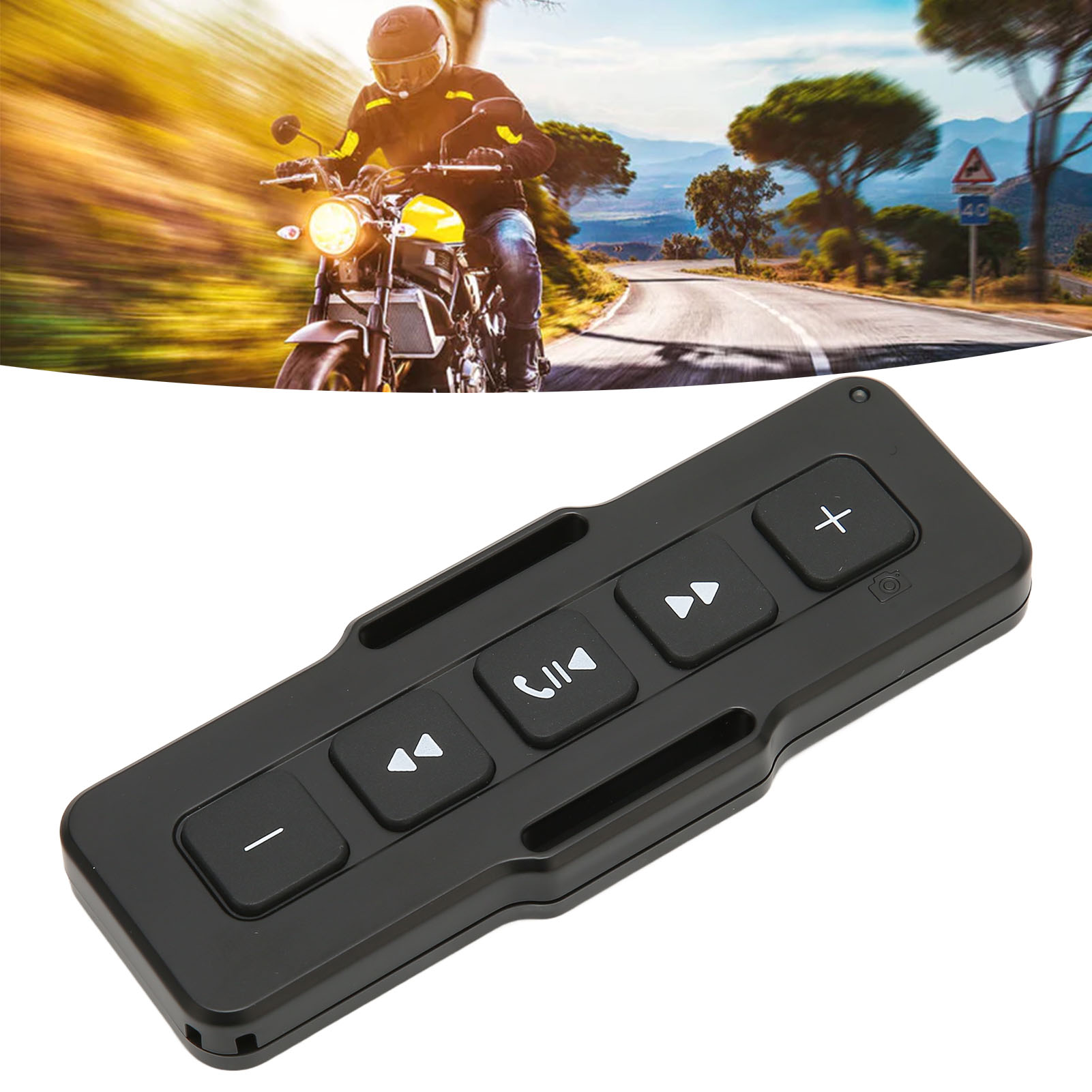 Bluetooth 5.0 Remote Control Wearable IPX4 Waterproof Easy Touch Smartphone Controller for Most Phones Bluetooth Remote Control
