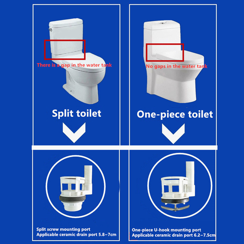 Toilet Cistern Single Drain Valves One-piece/split Toilet Drain Valve Wc Water Tank Old-fashioned Flushing Accessories,JO21090