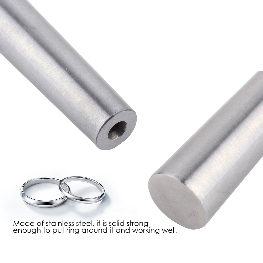 Rustfrit stål ring forstørrelsespind dornstørrelsesværktøj til smykker, der fremstiller ringdannelse