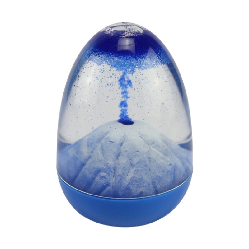 Volcano Hourglass Liquid Oil Sandglass Timer Desktop Ornaments Toy Home Office Table Decoration For Men Women