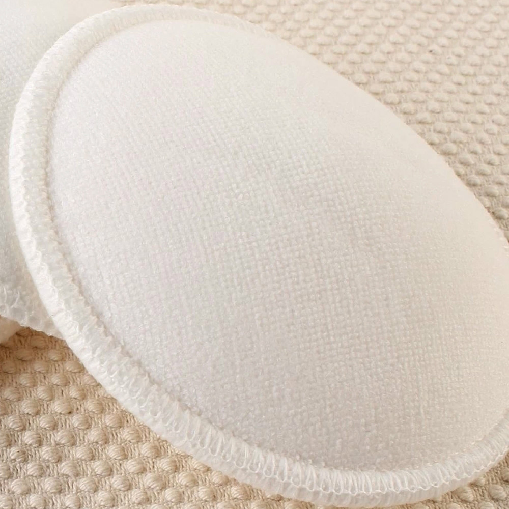 4 Pcs Bamboo Breast Pad Nursing Pads For Mum Washable Waterproof Feeding Pad Bamboo Reusable