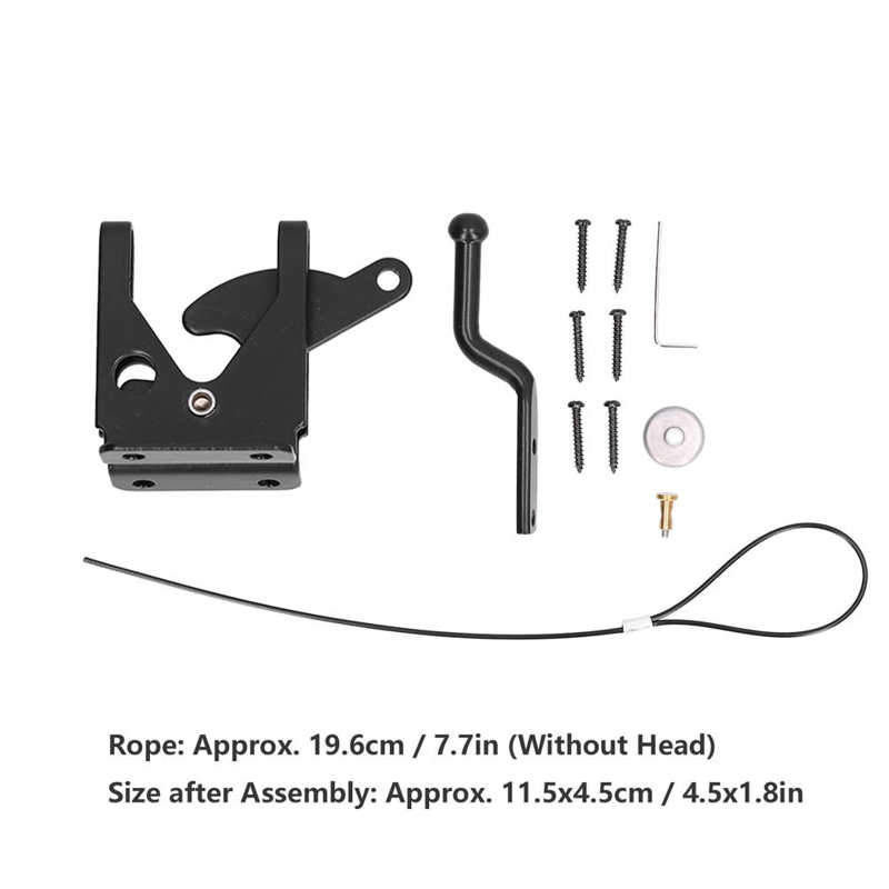 Gate Latch Iron Fence Lock Set Wear Resistant for Backyards for Gardens for Courtyards