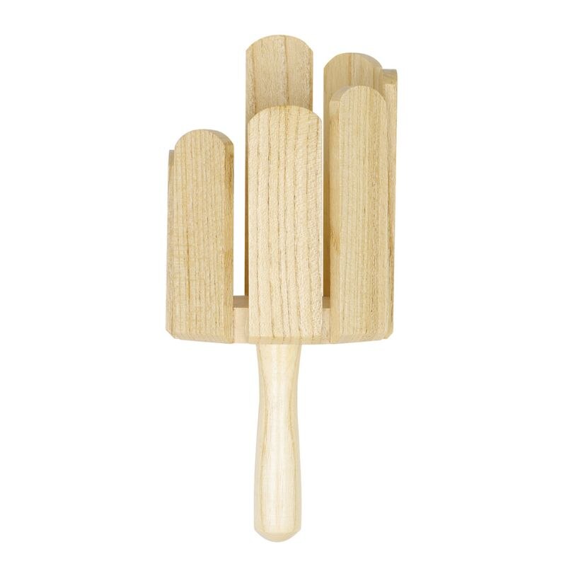 Guiro Percussie Muziekinstrumenten Houten 3-delig, set van 3 stuks