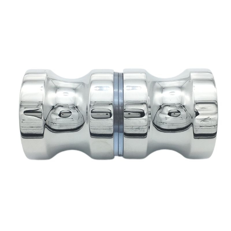 Single Groove Glass Door Knob Shower Room Cabinet Handle Aluminum Alloy Metal Bathroom Home Hardware