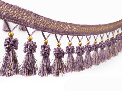 Rideau à franges avec des perles en cuivre en métal de 1M, bricolage soi-même, pour robe latine, rideau de vêtement, accessoires de couture décoratifs, ruban d'habillage: H