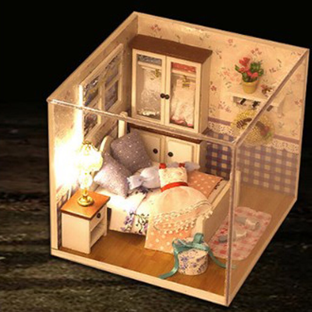 1:24 Dollhouse Miniature DIY European Style Prince Handcrafts Miniature Project Doll House Kits Handcraft Accessories