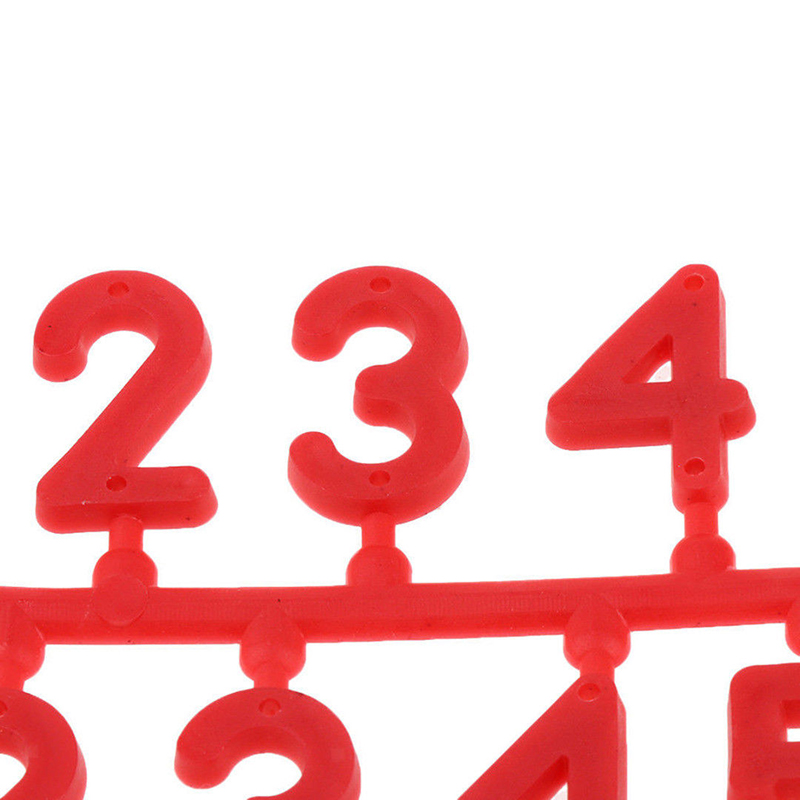 1 Set of Bee Hive Marking Number Red Plastic Beekeeper Accessories Beekeeping Garden Supplies