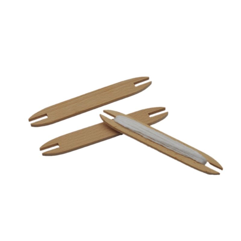 Beech Wood Weaving Shuttle Loom Knitting Tool Sweater Scarf Tapestry Coil Stick