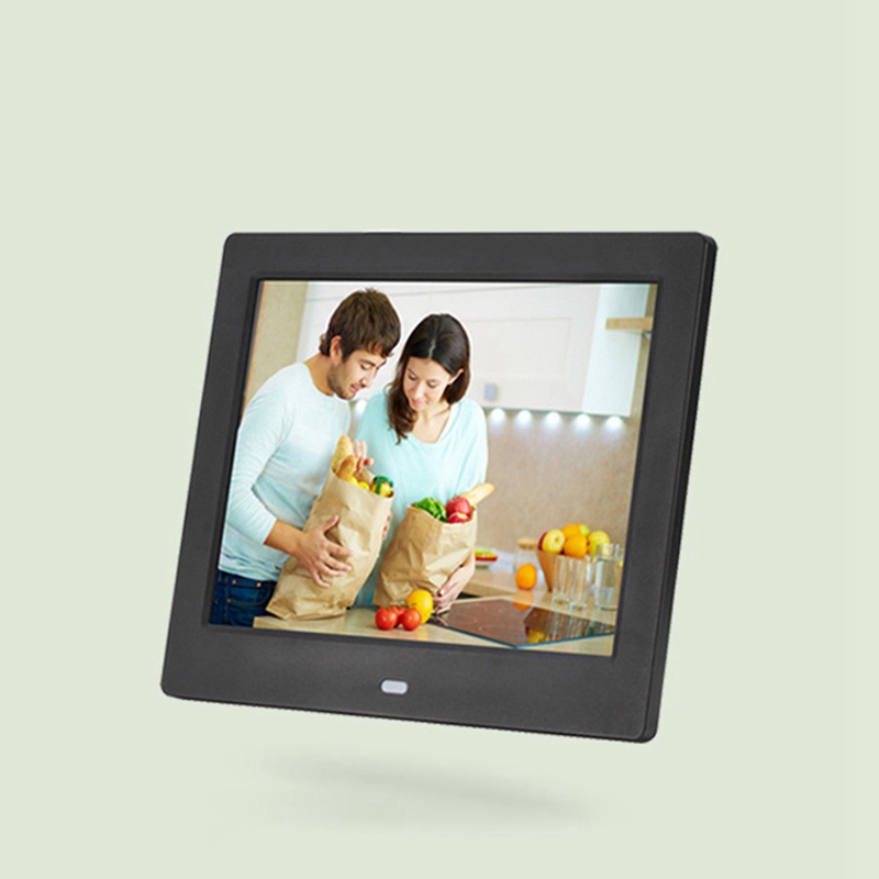 -8 Inch Lcd Digitale Fotolijst Hd 1024X768 Elektronische Album Digitale Foto Muziek Video Speler Functie