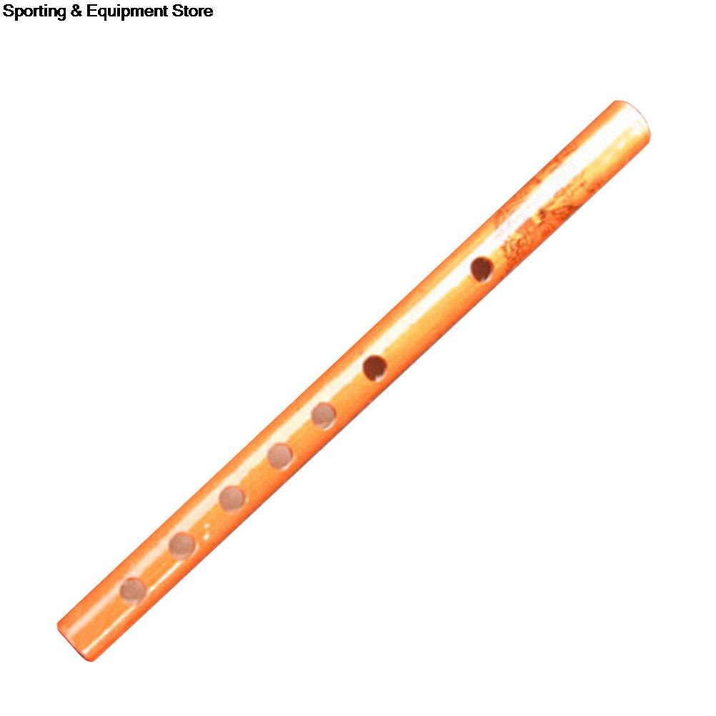 Flauta de bambú tradicional china, clarinete de flauta Vertical, instrumento Musical para estudiantes, Color madera, 6 agujeros, 1 unidad