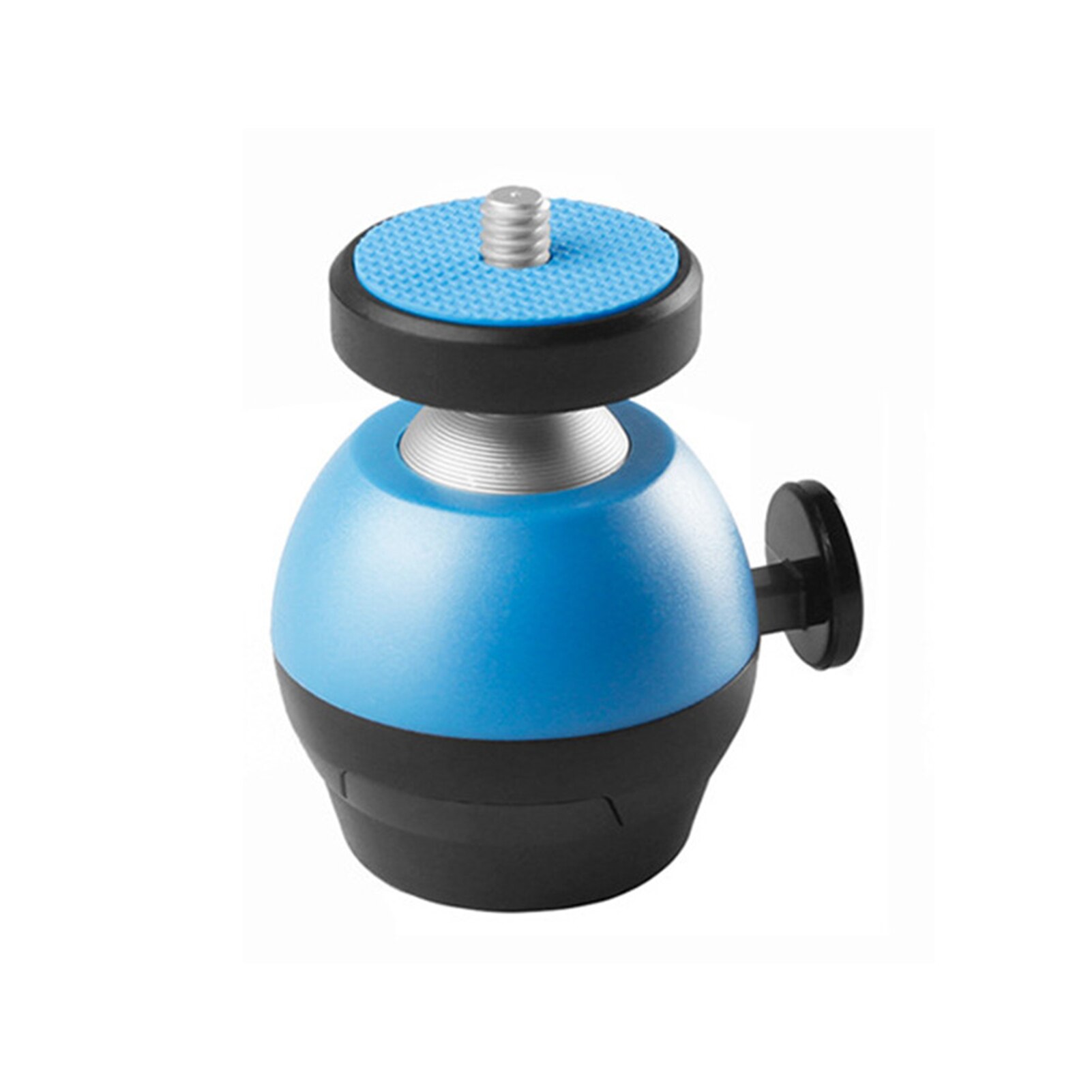 For Camera Tripod Mount Bracket Holder 1/4 Screw Camera Head Ball Adapter Cradle Ball Head Metal 360 Degree Panoramic Head: Blue