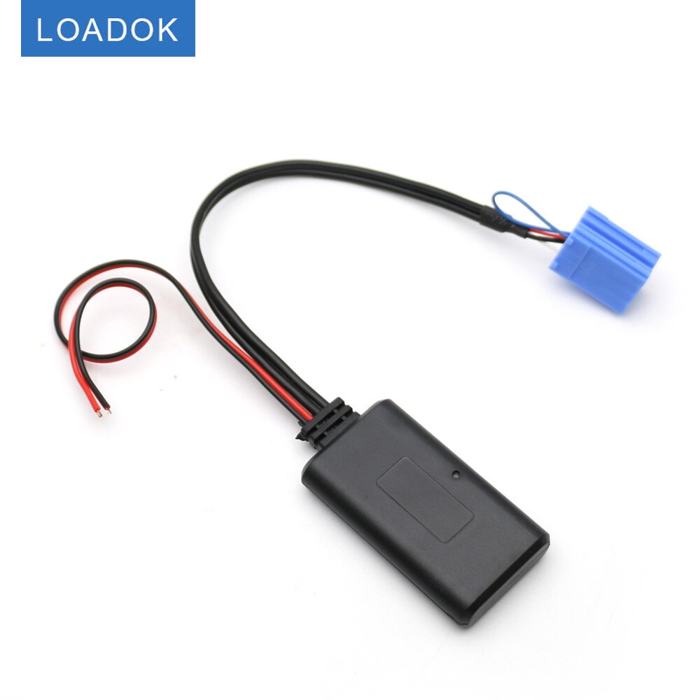 Car Bluetooth 5.0 Module Cable AUX Adapter for Smart Fortwo 450 451 Roadster Grundig Radio CD 6 8 Pins MINI ISO Connector Plug