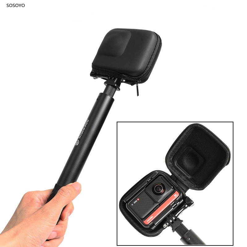 Caso de transporte mini saco armazenamento à prova dwaterproof água escudo protetor para insta360 um r/4 k panorâmica edição esportes acessórios da câmera