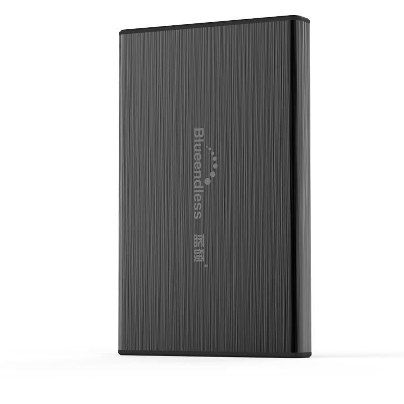 HDD Case 2.5” SATA HDD Enclosure USB 3.0 External HD 2Tb HDD Box Type C 3.0 Case Desktops Laptops External Hard Drive: U23T-B-A-Black