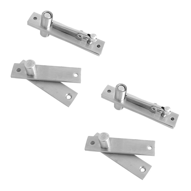2X Stainless Steel Pivot Door Hinge Pivot Hinge for Wood Doors 360 Degree Shaft Murphy Door Pivot Hinge System: Default Title
