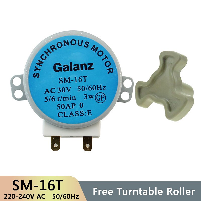 SM-16T AC30V 3W 50/60Hz mikro gramofon synchroniczny taca silnik kuchenka mikrofalowa akcesoria części zamienne sprzęgło sprzęgła