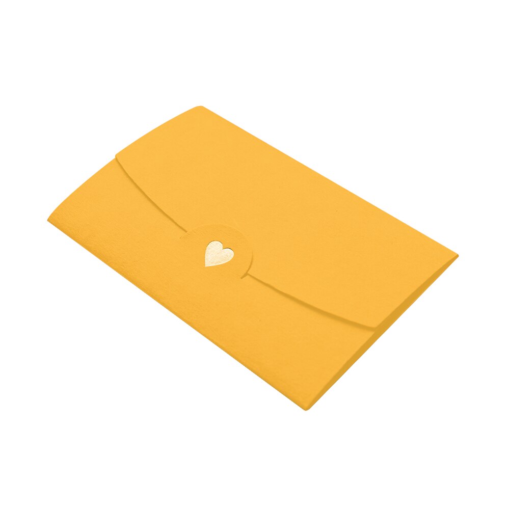 20 Uds. Tarjetas de de boda, papel de oficina, Mini notas de bolsillo, manualidades DIY, corazón amoroso, sobres clásicos multifunción