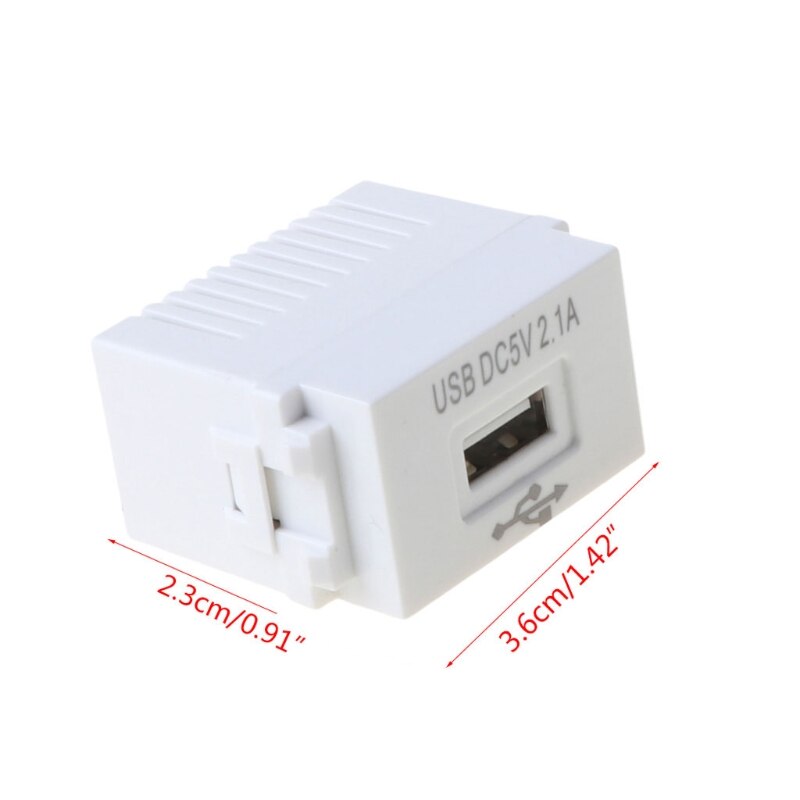 128Type 2.1A Mobile Phone Charging Panel USB Power Module 220 V to 5 V USB Interface Adapter Switching Module