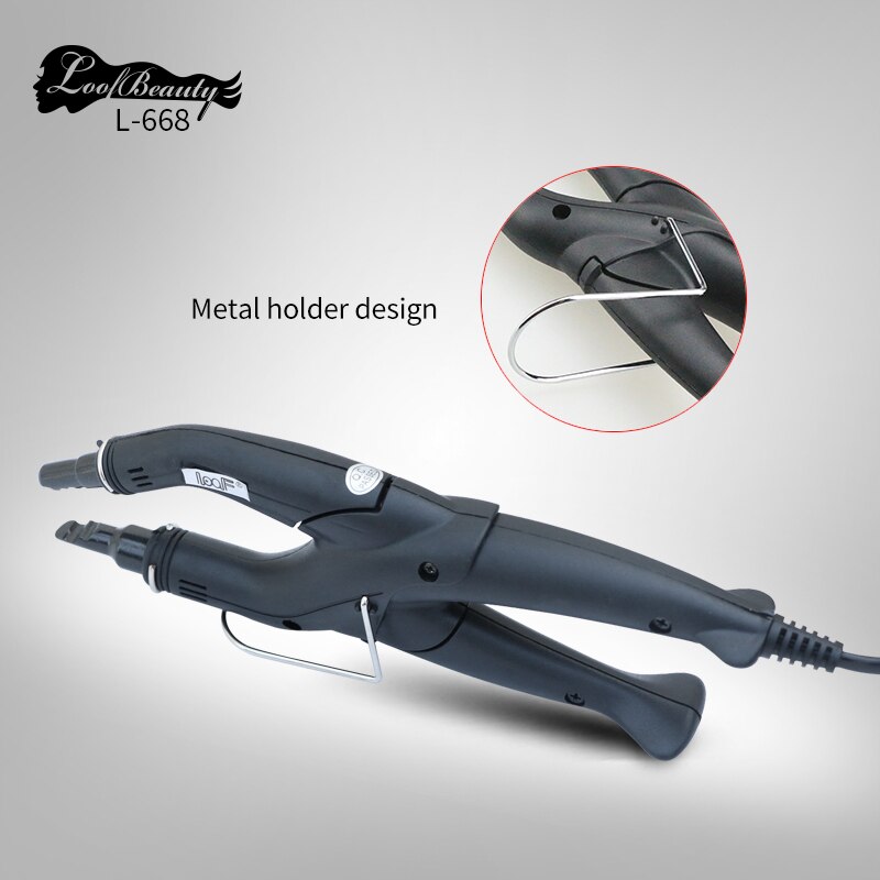 Newest LOOF L-668 Mini Temperature Constant Hair Extension Iron Heat Keratin Fusion Connector Tools