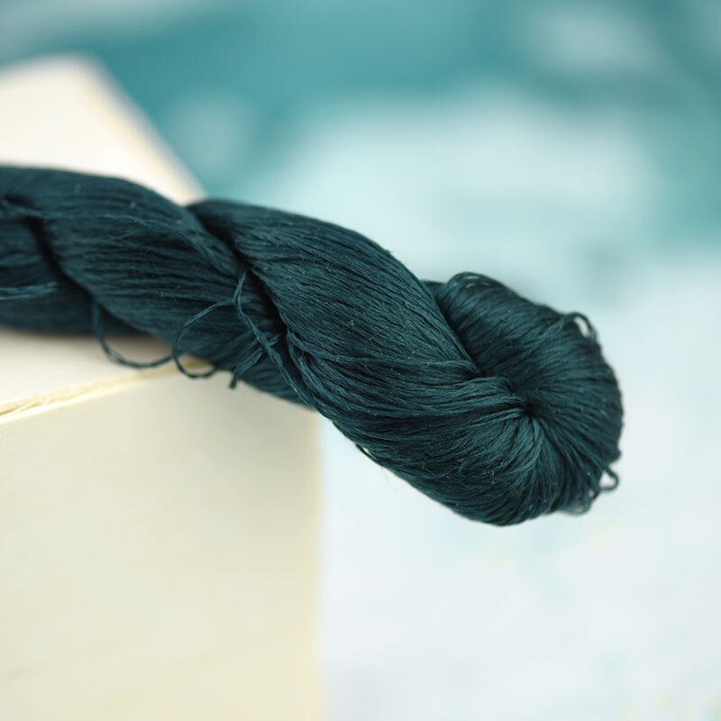 silk embroidery thread / 100% silk thread /hand embroidery embroider cross stitch/mineral green/7 gradient color: 5