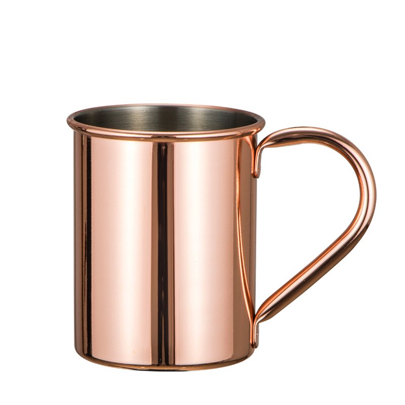Kobber krus moscow mule holdbare kobberagtige øl krus kaffe krus mælk kop kobber cocktail whisky glas drinkware