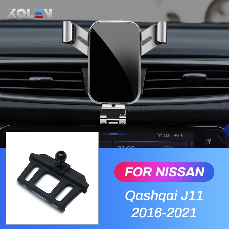 Support de téléphone portable pour voiture pour Nissan Qashqai J11 GPS support de gravité support de Navigation spécial