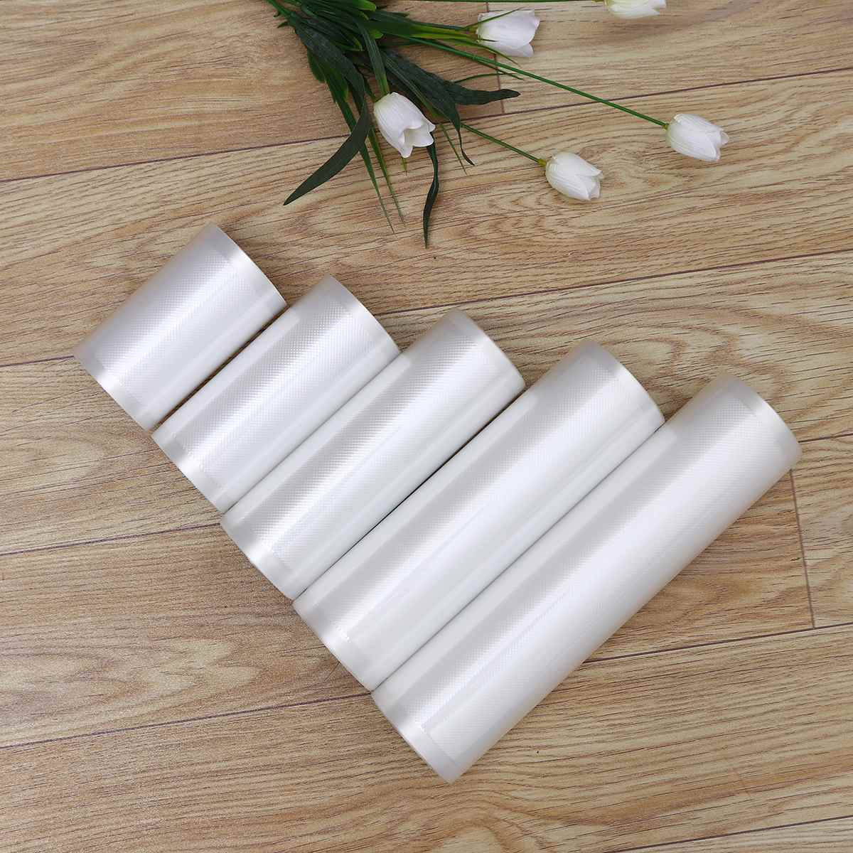 Vakuumforseglingsposer vakuumforseglingsfilmruller til mad vakuumposer køkkenopbevaring af madforseglingsmiddel sparer frisk langtidsholdbar 1000cm