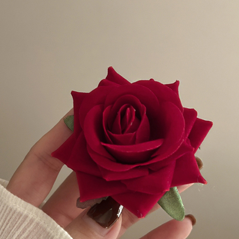 Brosche Hochzeits feier Haarschmuck Rose Blume Haarnadel Brosche Braut Hochzeit Strand Party künstliche Rose Haars pange