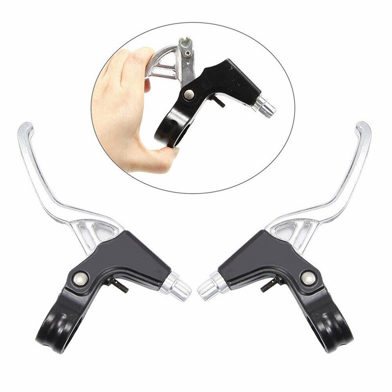 Mountain Bike V Brake Lever And Cable (Front + Rear) Set Brake Mountain Bike Full Aluminum Alloy V Brake Complete Alloy Bicycle