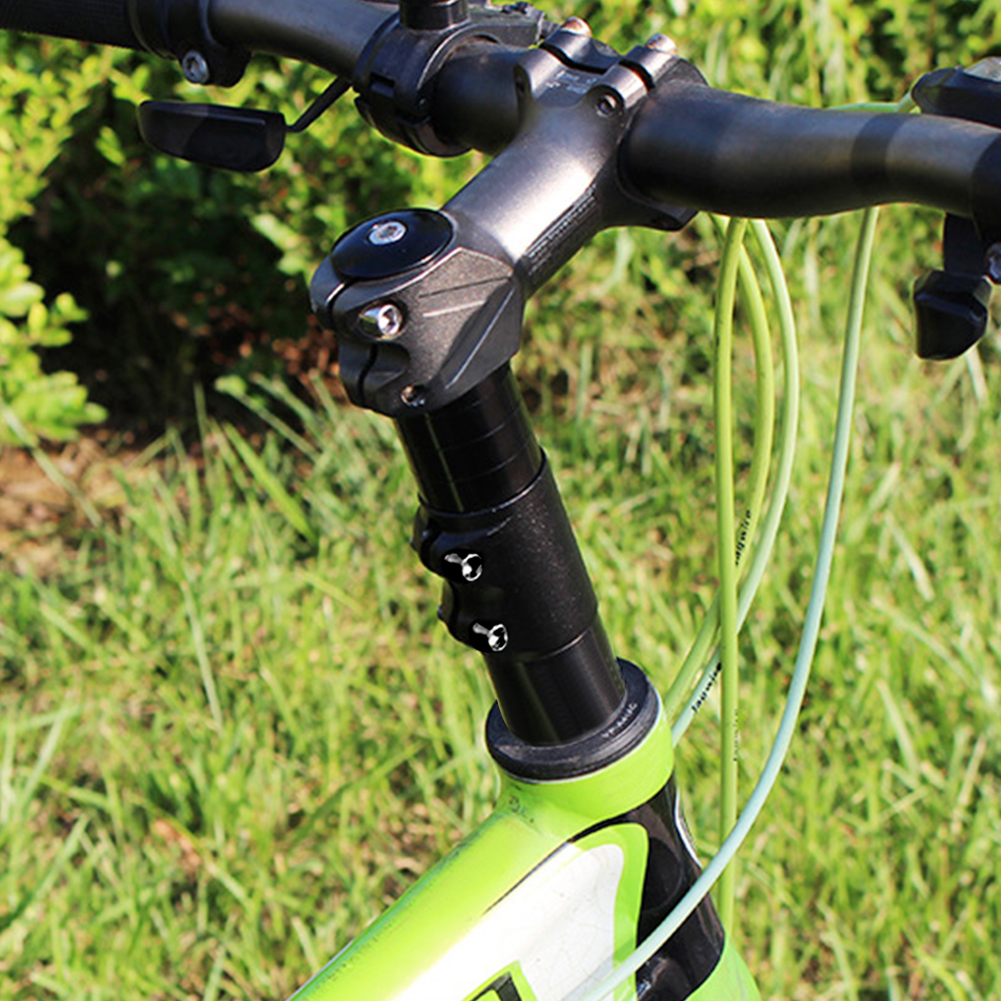 115/180/210mm cyklar gaffelförlängare förlängning styrstam stigare rise up svart cykel adapter hållbara mtb mountain cycling delar
