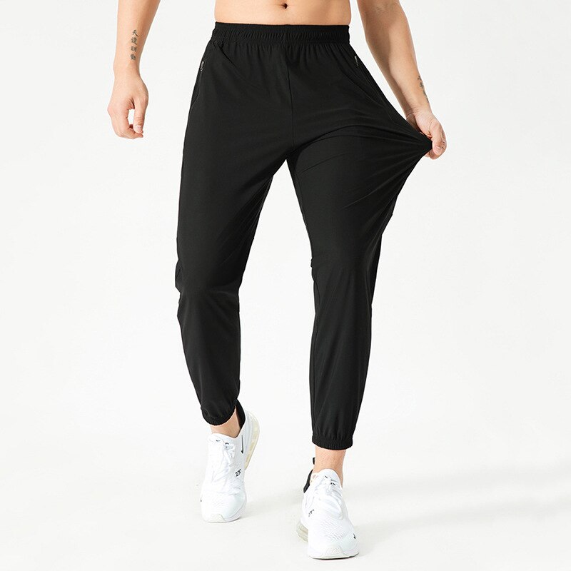 Broek Mannen Koreaanse Stijl Trendy Leisure Sport Broek Heren Dunne Losse Enkel Gestreepte All-Match Mens Broek/40: Xxxl