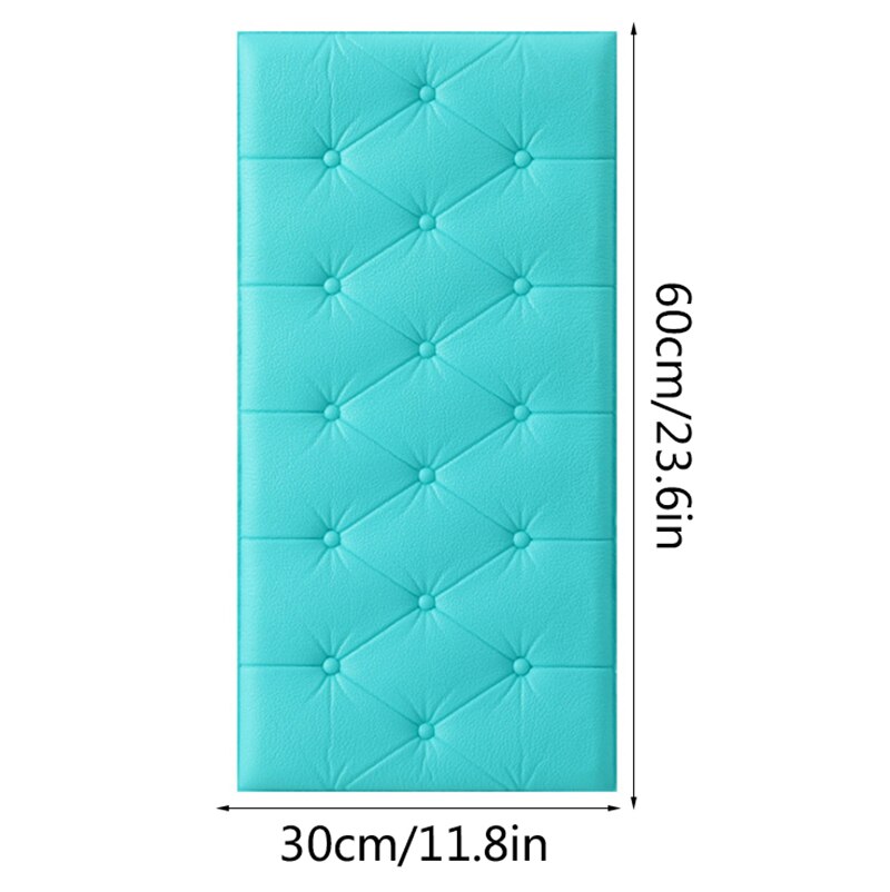 Anti-collision auto-adhésif tatami mur tête de lit doux 3D autocollant mural fond décor enfants chambre crash dos coussin: 4