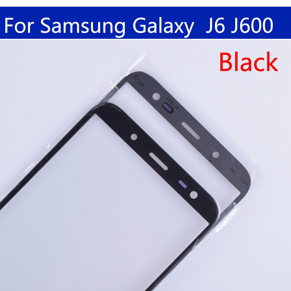 J6 Voor Samsung Galaxy J6 J600 J600F J600G SM-J600F/DS SM-J600G/DS Touchscreen Outer Glas LCD Front touchScreen Lens 5.6&quot;
