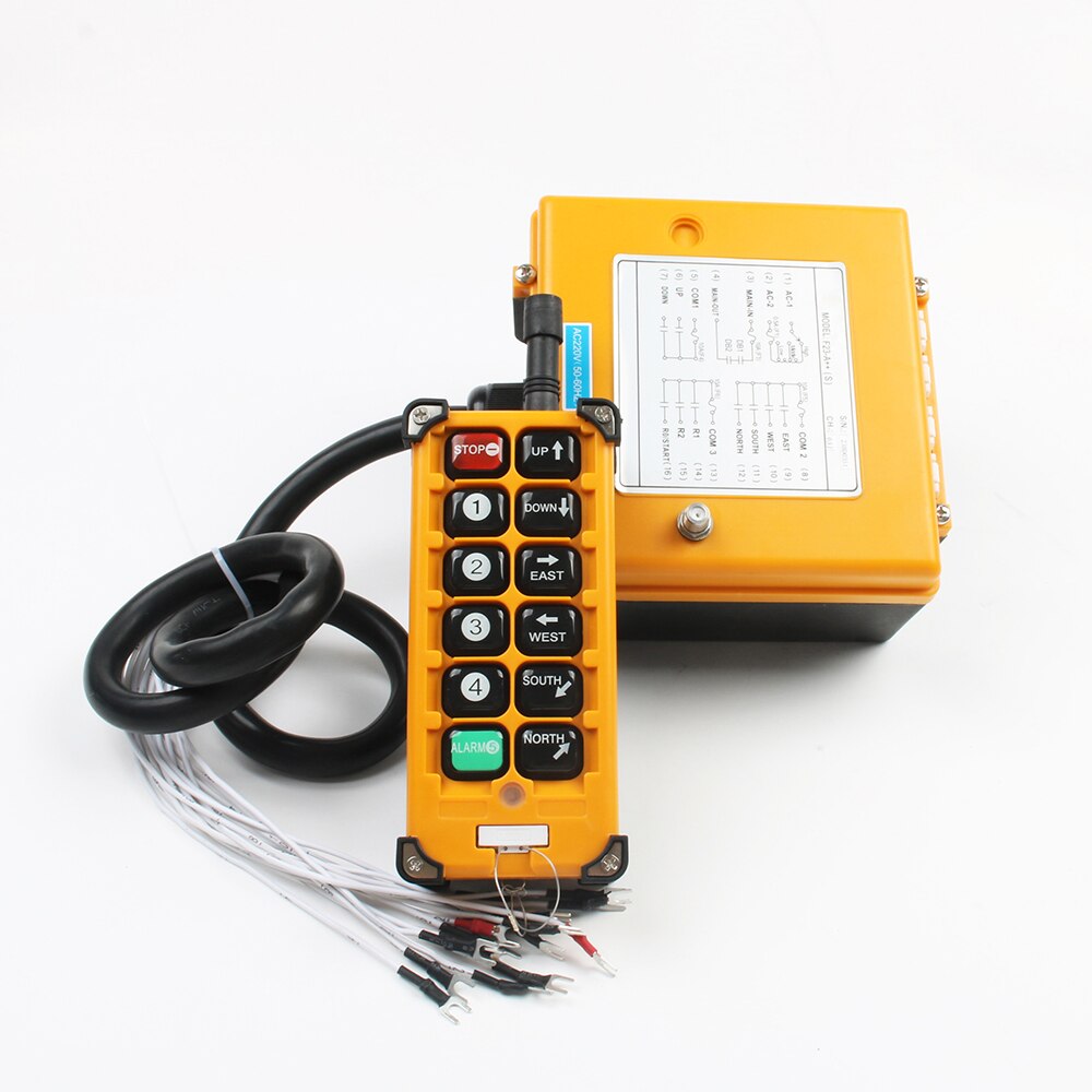 Industrial Wireless Radio remote controller switch 1 receiver+ 1 transmitter speed control Hoist Crane Control Lift Crane