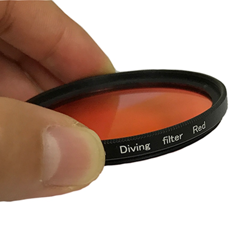 Tekcam for Eken Accessories Red Diving filter for Eken H9 H9R h9pro H9SE H9R SE H8PRO H8SE H8 H8R H3 H3R V8S Eken Accessories