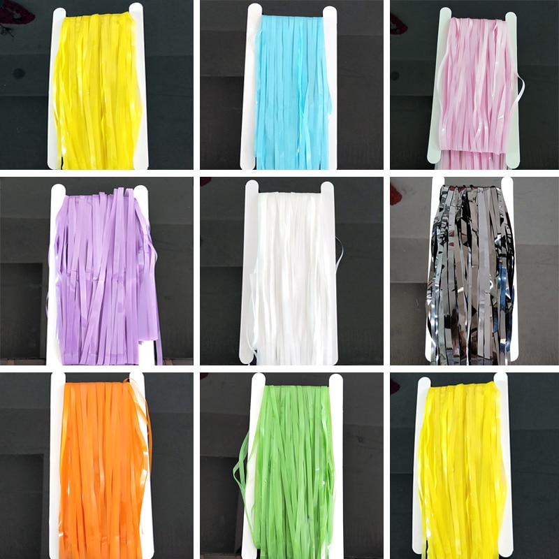 Foil Fringe Curtain Wedding Backdrop Decoration Tassel Curtain Party Photography Bachelorette Party Backdrop Anniversary Decor