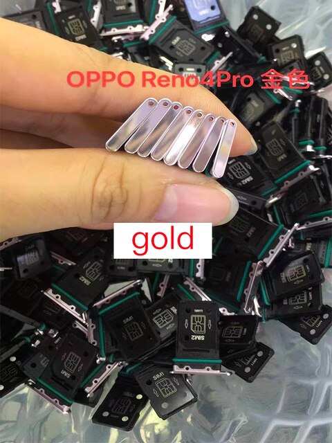 Supporto per vassoio Sim per Oppo Reno 4 Pro Reno4 Pro supporto per Slot per Slot per schede SIM presa adattatore parti di riparazione