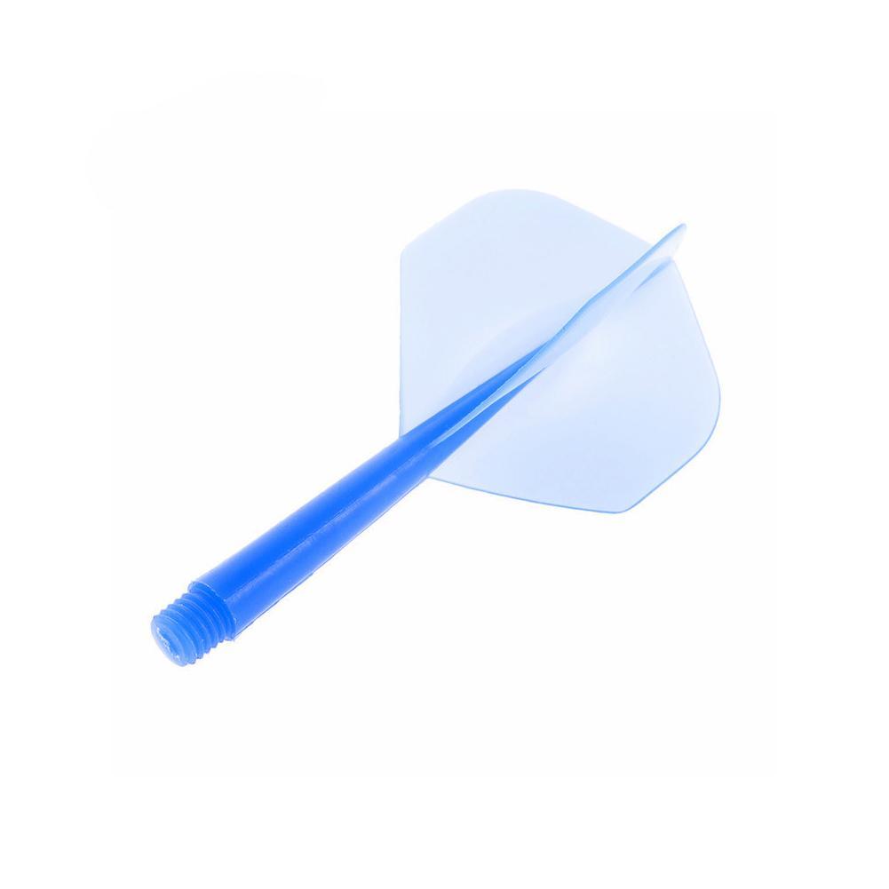 Plastic Dart Flights 4.5mm 2ba Screw Soft Dart Flight Anti-fall Durable In-one Flights 80mm Darts X6g4: blue