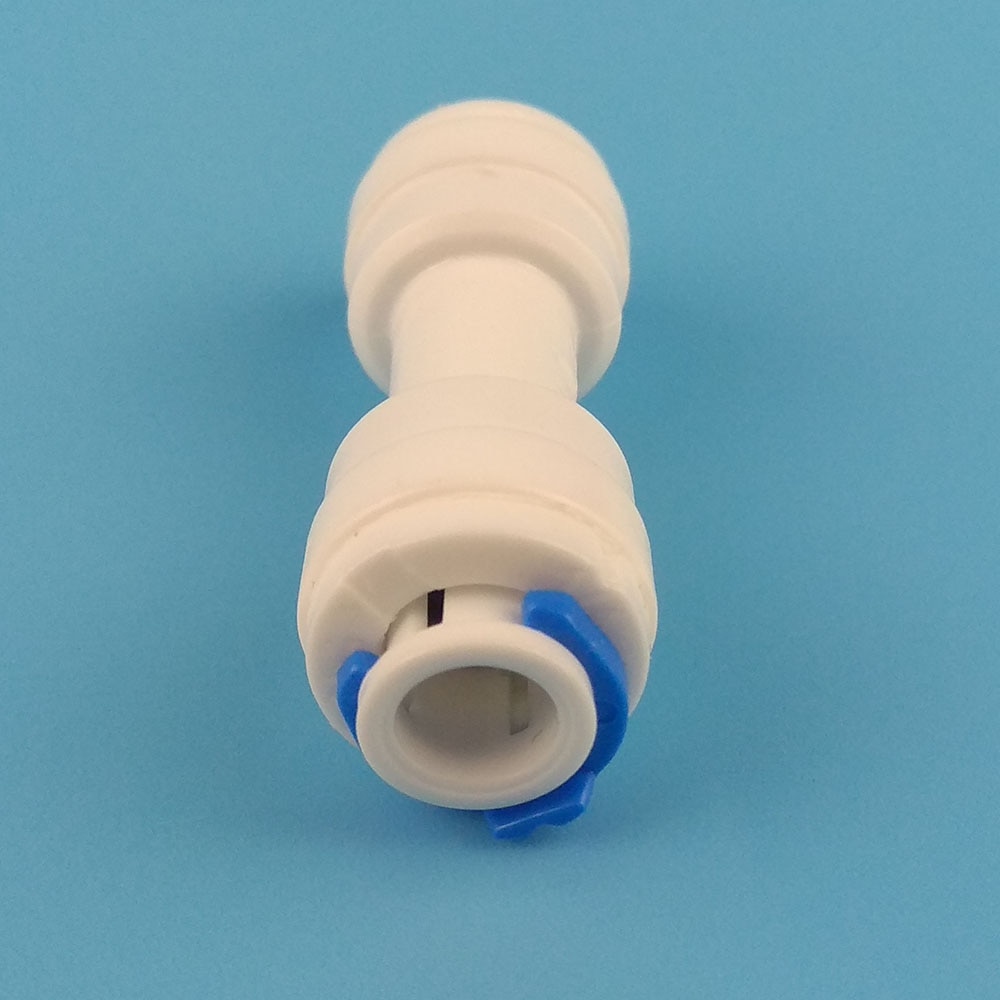 10PCS 3/8" Tub OD Quick Connect Tube Fittings I-Type Straight 3/8 inch Connector for RO Water Systems Water Purifier Accessories