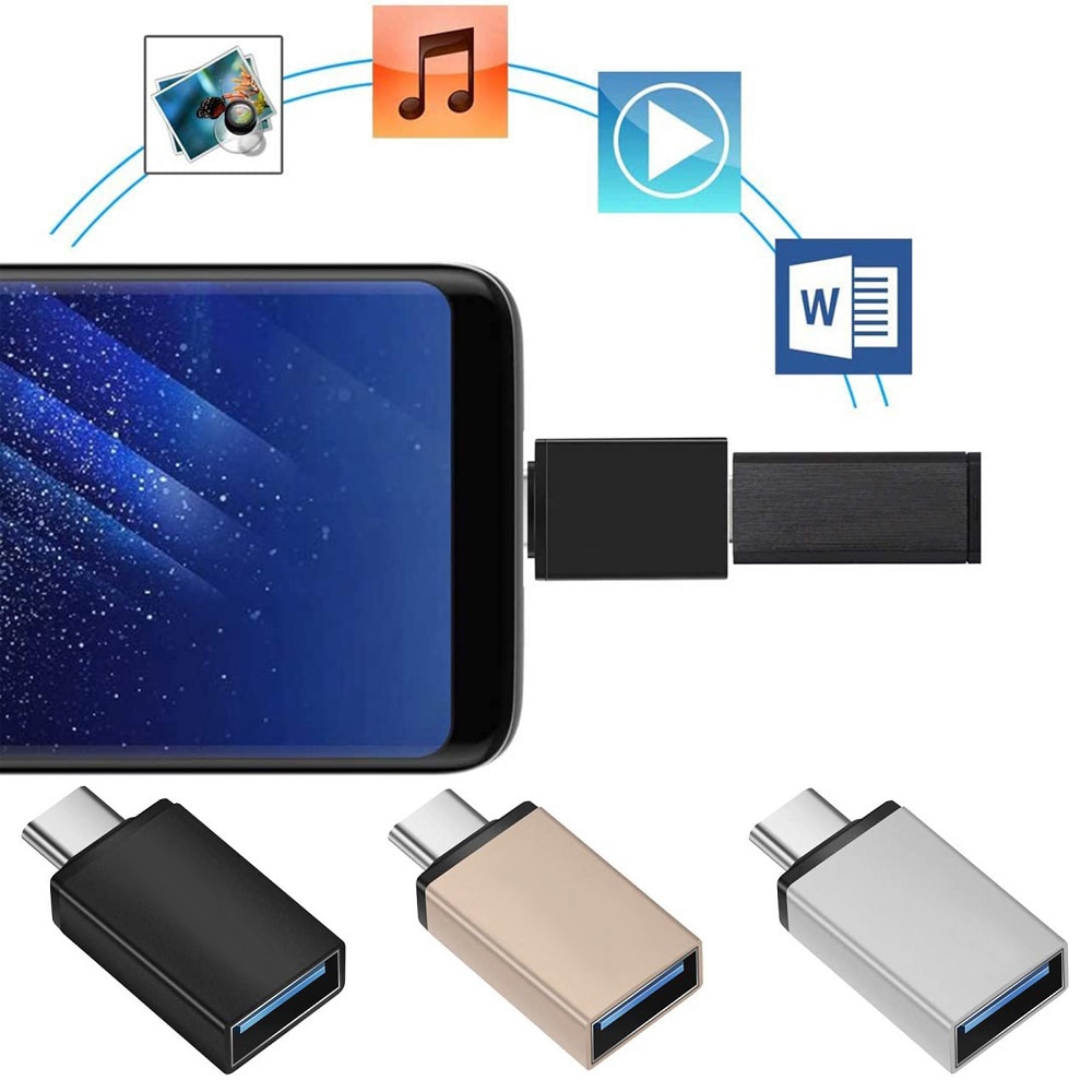 Usb C Adapter Usb 3.0 Naar Type C Otg Adapter Voor Macbookpro Xiaomi Huawei Samsung S10 Mini Usb Adapter Type-C Otg Kabel Converter