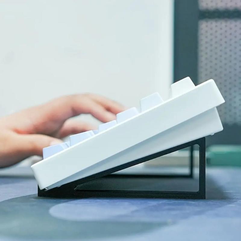 1 Pair Keyboard Risers for Computer Adjustable NonSlip Stand Ergonomic Office Desk Accessories for Typing Comfort