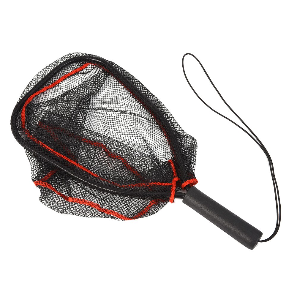 25cm Depth Landing Fishing Nets Catch Aluminum Net Fish Saver Nylon Mesh for Fly Trout Kayak Boating Fishing Gear Redes de pesca